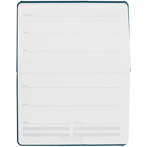 Еженедельник Urban, недатированный, изумрудный Еженедельник Urban, недатированный, изумрудный