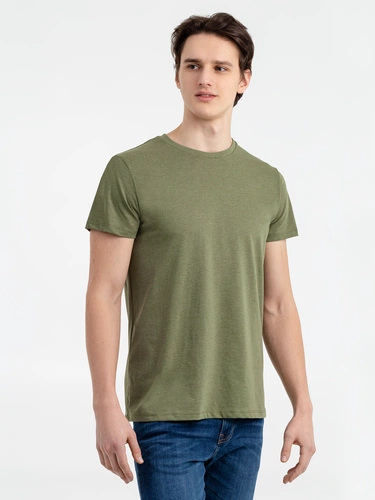 Футболка мужская Regent Fit 150, меланж хаки Футболка мужская Regent Fit 150, меланж хаки