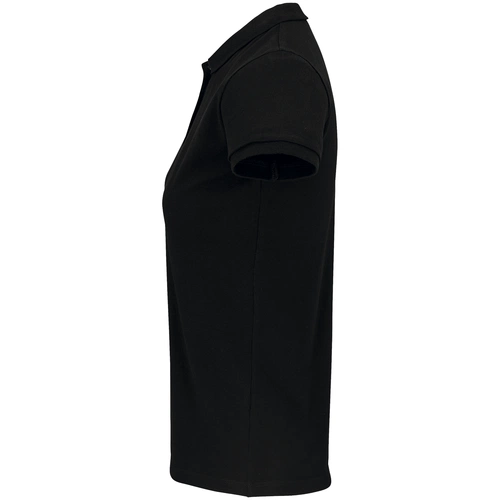 Рубашка поло женская Planet Women, черная Рубашка поло женская Planet Women, черная