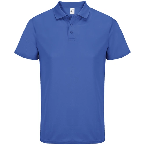 Рубашка поло унисекс Pitcher, ярко-синяя (royal) Рубашка поло унисекс Pitcher, ярко-синяя (royal)