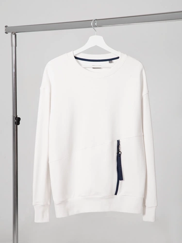 Свитшот унисекс Kosmos 2.0, кремовый Свитшот унисекс Kosmos 2.0, кремовый