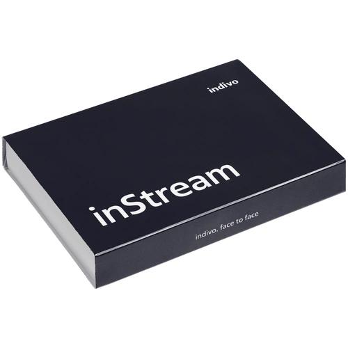 Обложка для паспорта inStream, черная Обложка для паспорта inStream, черная