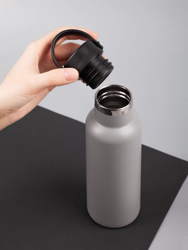 Термобутылка Bidon, серая Термобутылка Bidon, серая