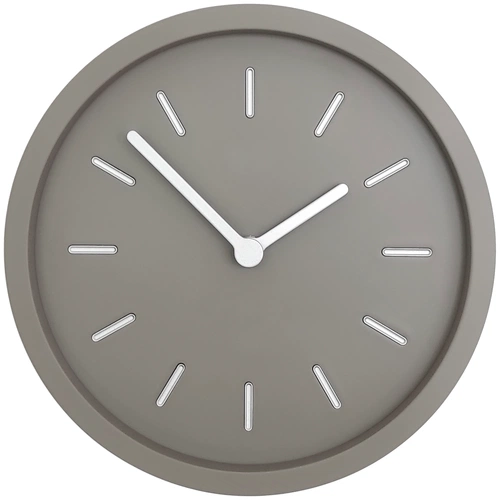Часы настенные Bronco Sophie, серо-бежевые Часы настенные Bronco Sophie, серо-бежевые