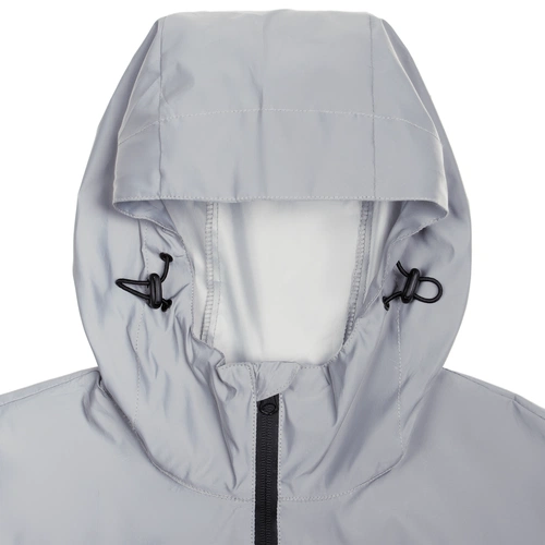 Парка Manifest из светоотражающей ткани, серая Парка Manifest из светоотражающей ткани, серая