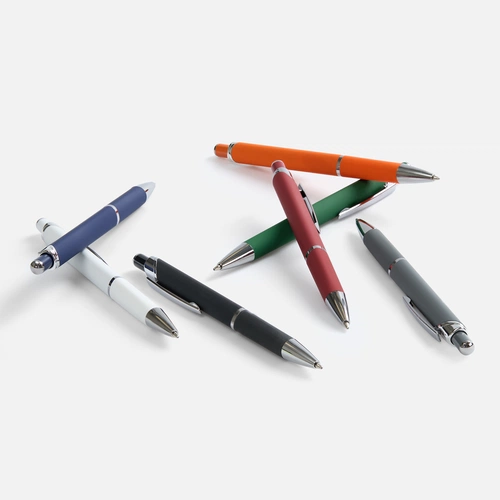 Ручка шариковая Chromos Soft Touch, зеленая Ручка шариковая Chromos Soft Touch, зеленая