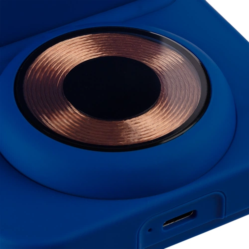 Зарядная станция с подсветкой Cooper Duo, синяя Зарядная станция с подсветкой Cooper Duo, синяя