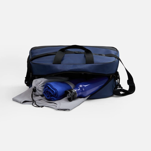 Спортивная сумка Atlantes, темно-синяя с черным Спортивная сумка Atlantes, темно-синяя с черным