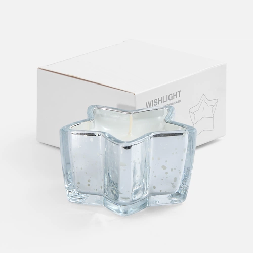 Свеча Wishlight, серебристая Свеча Wishlight, серебристая