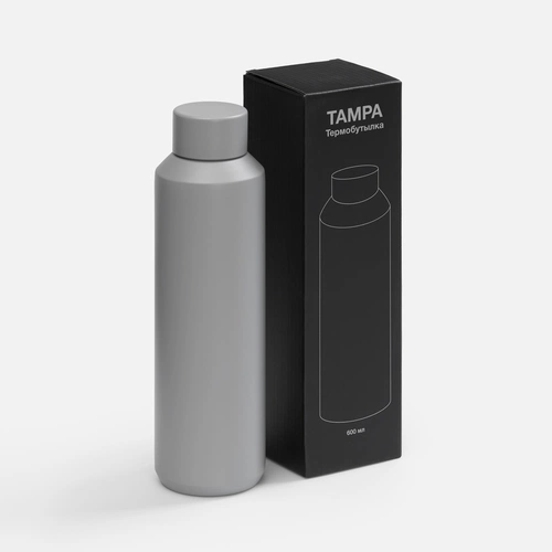 Термобутылка Tampa, серая Термобутылка Tampa, серая