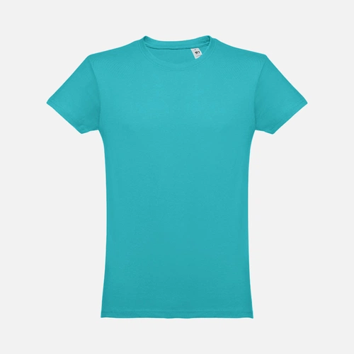 Футболка мужская Luanda, бирюзовая Футболка мужская Luanda, бирюзовая