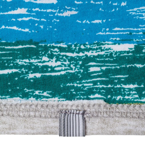 Футболка мужская Rayet двусторонняя, голубая с зеленым Футболка мужская Rayet двусторонняя, голубая с зеленым