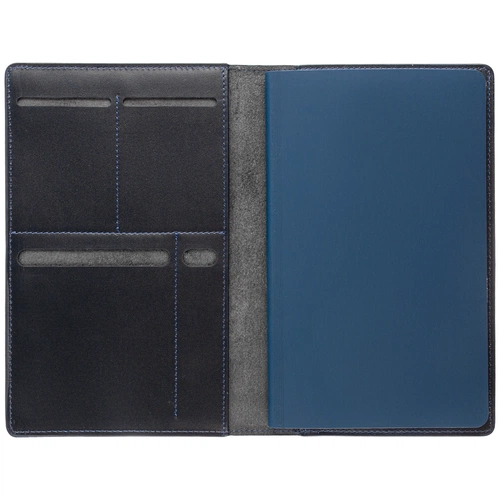 Еженедельник-портфолио Remini, недатированный, темно-синий Еженедельник-портфолио Remini, недатированный, темно-синий