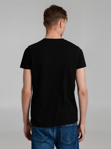 Футболка мужская Regent Fit 150, черная Футболка мужская Regent Fit 150, черная