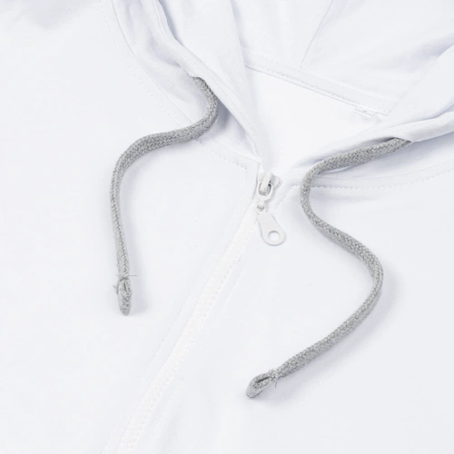 Толстовка на молнии с капюшоном Unit Siverga Heavy, белая Толстовка на молнии с капюшоном Unit Siverga Heavy, белая