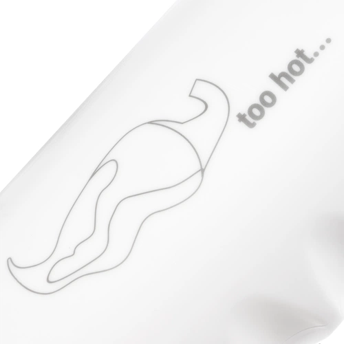 Бутылка для воды Lowry с гравировкой УФ-лазером, белая с черным Бутылка для воды Lowry с гравировкой УФ-лазером, белая с черным