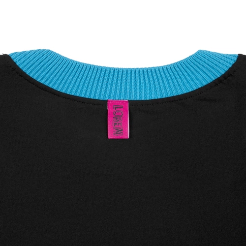 Толстовка с вязаными элементами, черная, размер XL Толстовка с вязаными элементами, черная, размер XL