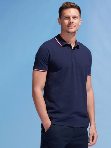 Рубашка поло мужская Prestige Men, ярко-синяя Рубашка поло мужская Prestige Men, ярко-синяя