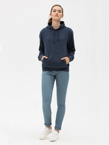 Толстовка унисекс Spencer, синий меланж Толстовка унисекс Spencer, синий меланж