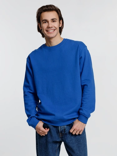 Свитшот унисекс Columbia, ярко-синий Свитшот унисекс Columbia, ярко-синий