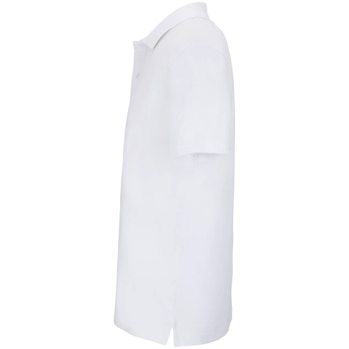 Рубашка поло унисекс Pegase, белая Рубашка поло унисекс Pegase, белая