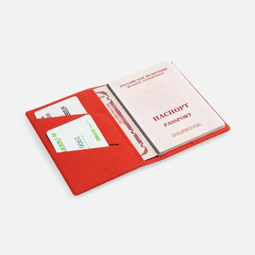 Обложка для паспорта Devon, красная Обложка для паспорта Devon, красная