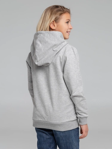 Толстовка с капюшоном детская Kirenga Kids, серый меланж Толстовка с капюшоном детская Kirenga Kids, серый меланж