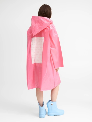 Дождевик-плащ CloudTime с печатью в один цвет на заказ Дождевик-плащ CloudTime с печатью в один цвет на заказ