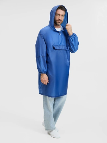 Дождевик-анорак Alatau, ярко-синий, единый размер Дождевик-анорак Alatau, ярко-синий, единый размер