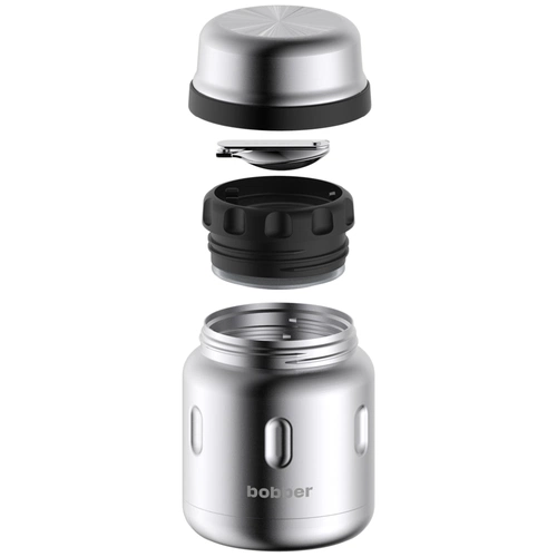 Термос для еды Jerrycan 470, вакуумный, стальной матовый Термос для еды Jerrycan 470, вакуумный, стальной матовый