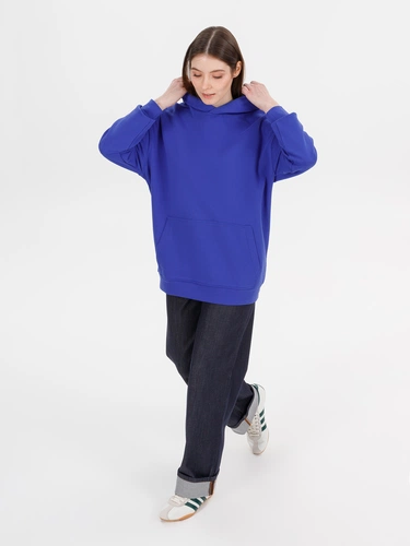 Худи оверсайз унисекс Outshine, ярко-синее Худи оверсайз унисекс Outshine, ярко-синее
