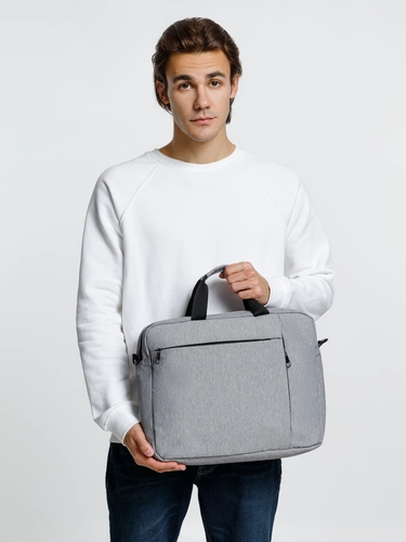 Сумка для ноутбука Oneworld, серая Сумка для ноутбука Oneworld, серая