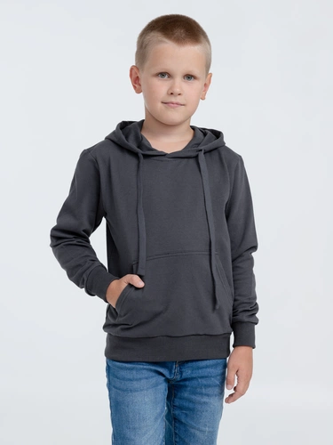 Худи детское Kirenga Kids 2.0, темно-серое (графит) Худи детское Kirenga Kids 2.0, темно-серое (графит)