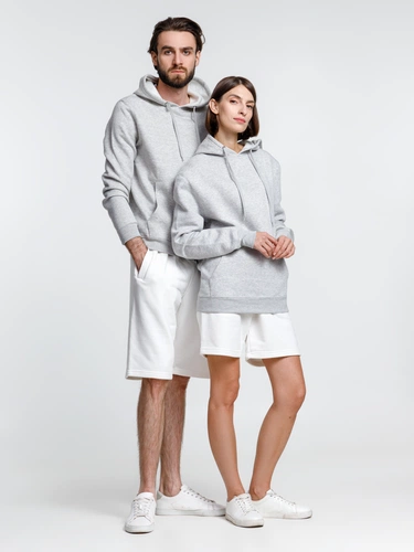 Худи унисекс Phoenix, серый меланж Худи унисекс Phoenix, серый меланж