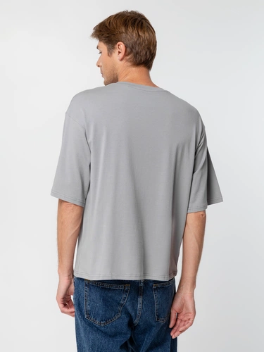 Футболка унисекс оверсайз Street Vibes, серая Футболка унисекс оверсайз Street Vibes, серая