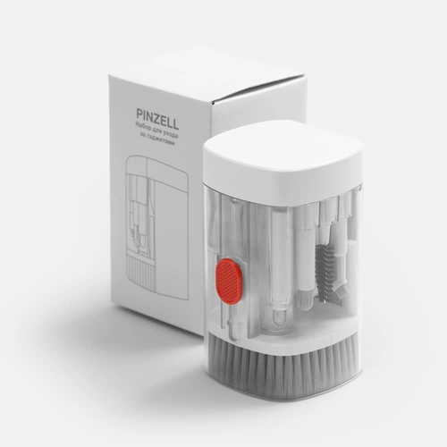 Набор для ухода за гаджетами Pinzell, белый Набор для ухода за гаджетами Pinzell, белый
