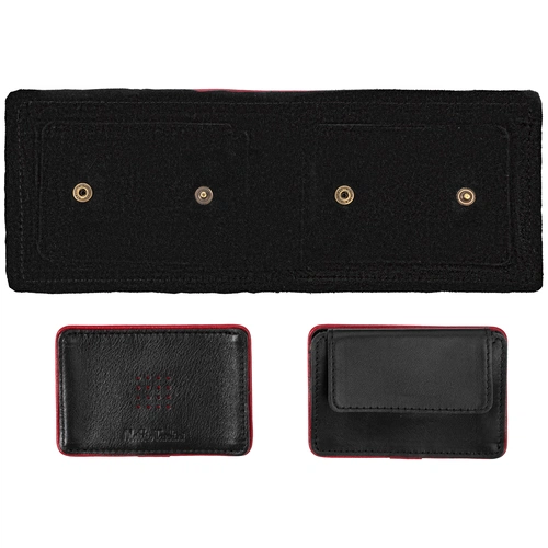 Кошелек Partinico, черный с красным Кошелек Partinico, черный с красным