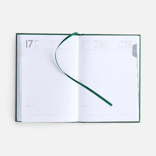 Ежедневник Baza, датированный, зеленый Ежедневник Baza, датированный, зеленый