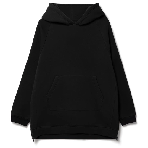 Худи унисекс оверсайз Easy Street, черное Худи унисекс оверсайз Easy Street, черное