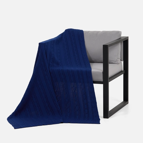 Плед Remitti, темно-синий (кобальт) Плед Remitti, темно-синий (кобальт)