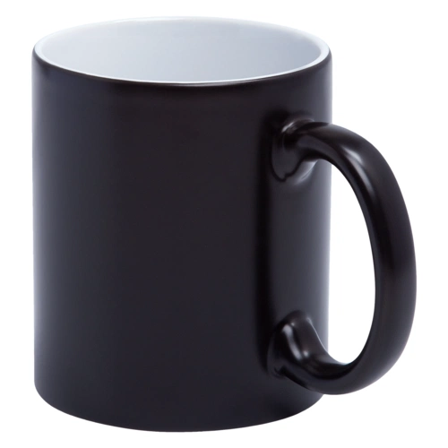 Кружка «Хамелеон», ver.2, матовая , черная Кружка «Хамелеон», ver.2, матовая , черная