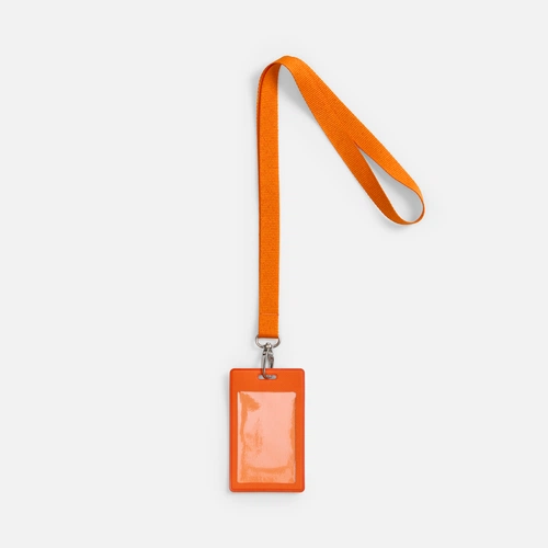 Лента для бейджа Pin, оранжевая Лента для бейджа Pin, оранжевая