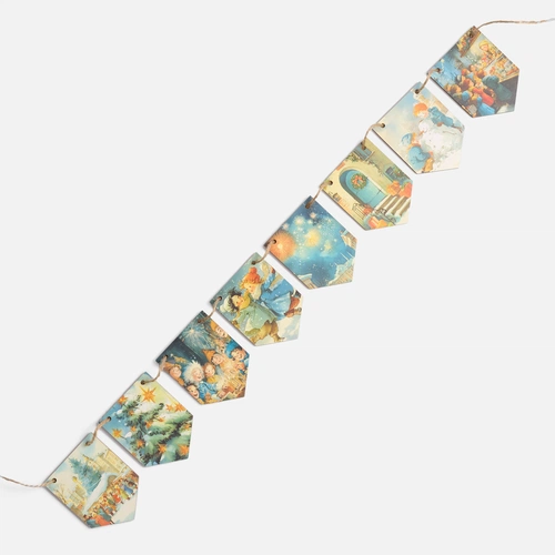 Деревянные флажки «Праздничные мотивы» Деревянные флажки «Праздничные мотивы»