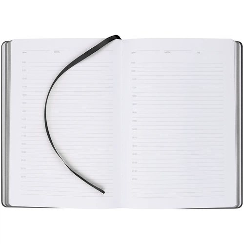 Ежедневник New Factor Metal, черный Ежедневник New Factor Metal, черный