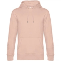 Толстовка с капюшоном унисекс King, розовая