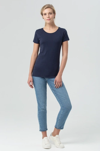 Футболка женская Martin Women, темно-синяя Футболка женская Martin Women, темно-синяя