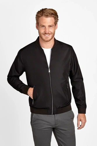 Куртка унисекс Roscoe, черная Куртка унисекс Roscoe, черная