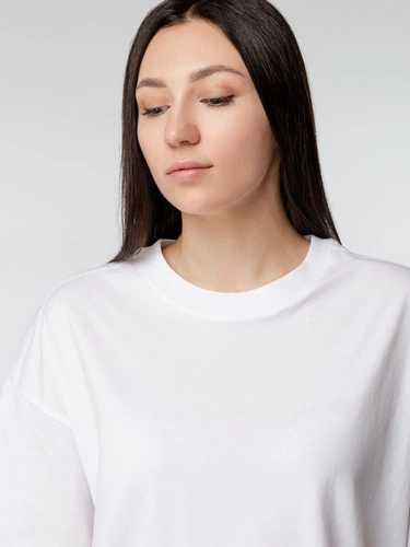 Футболка оверсайз женская Boxy Women, белая Футболка оверсайз женская Boxy Women, белая