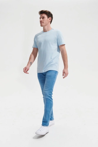 Футболка унисекс Tuner, светло-голубая Футболка унисекс Tuner, светло-голубая