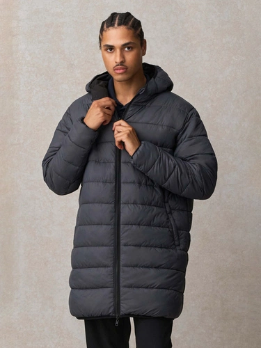 Куртка-парка унисекс Reverse, черная Куртка-парка унисекс Reverse, черная